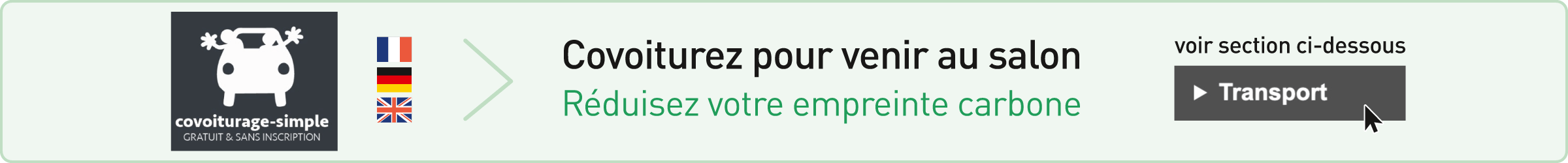 Bandeau Car pooling FR